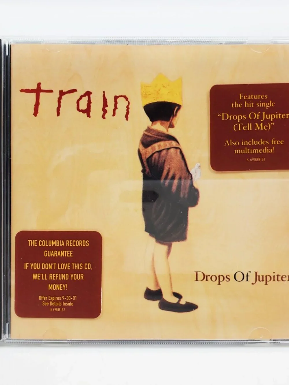 Train Drops Of Jupiter CD 2001 Pop Rock Hype Stickers Tested